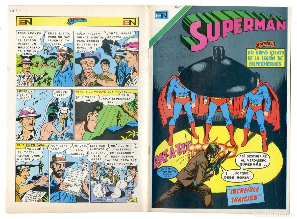 Tebeos: Superman n.965 - Edt Novaro (B7) - Foto 1