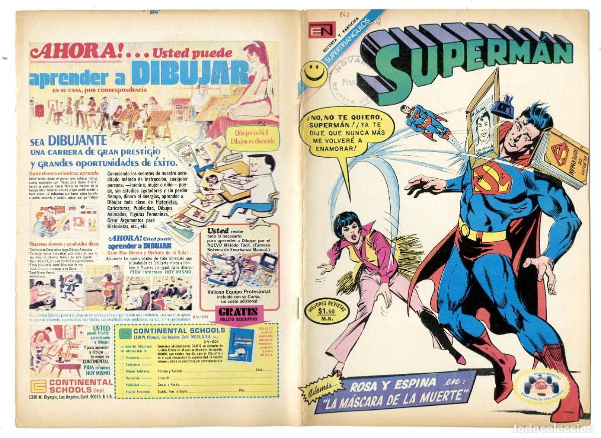 Tebeos: Superman n.863 - Edt Novaro (B7) - Foto 1