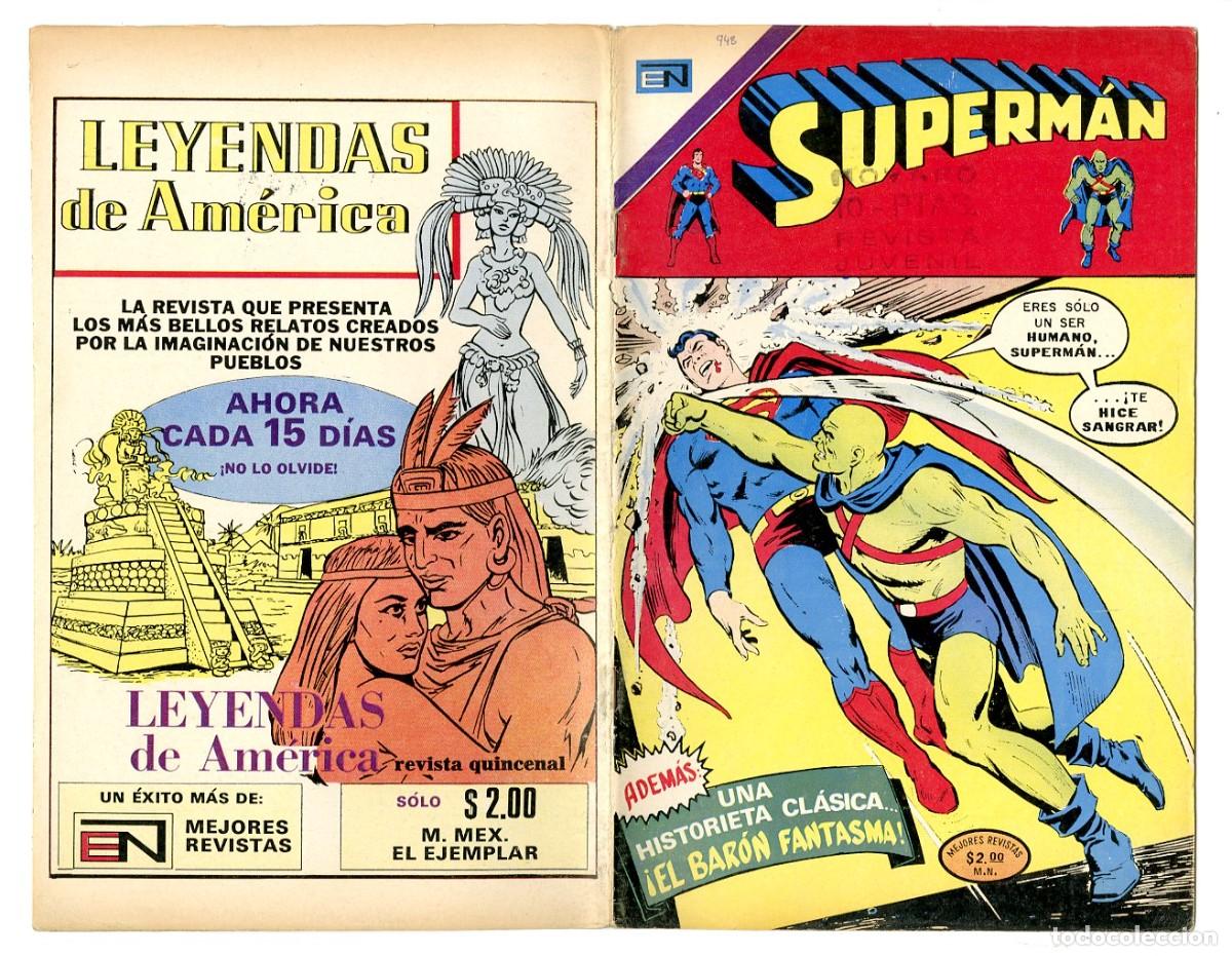 Tebeos: Superman n.948 - Edt Novaro (B7) - Foto 1
