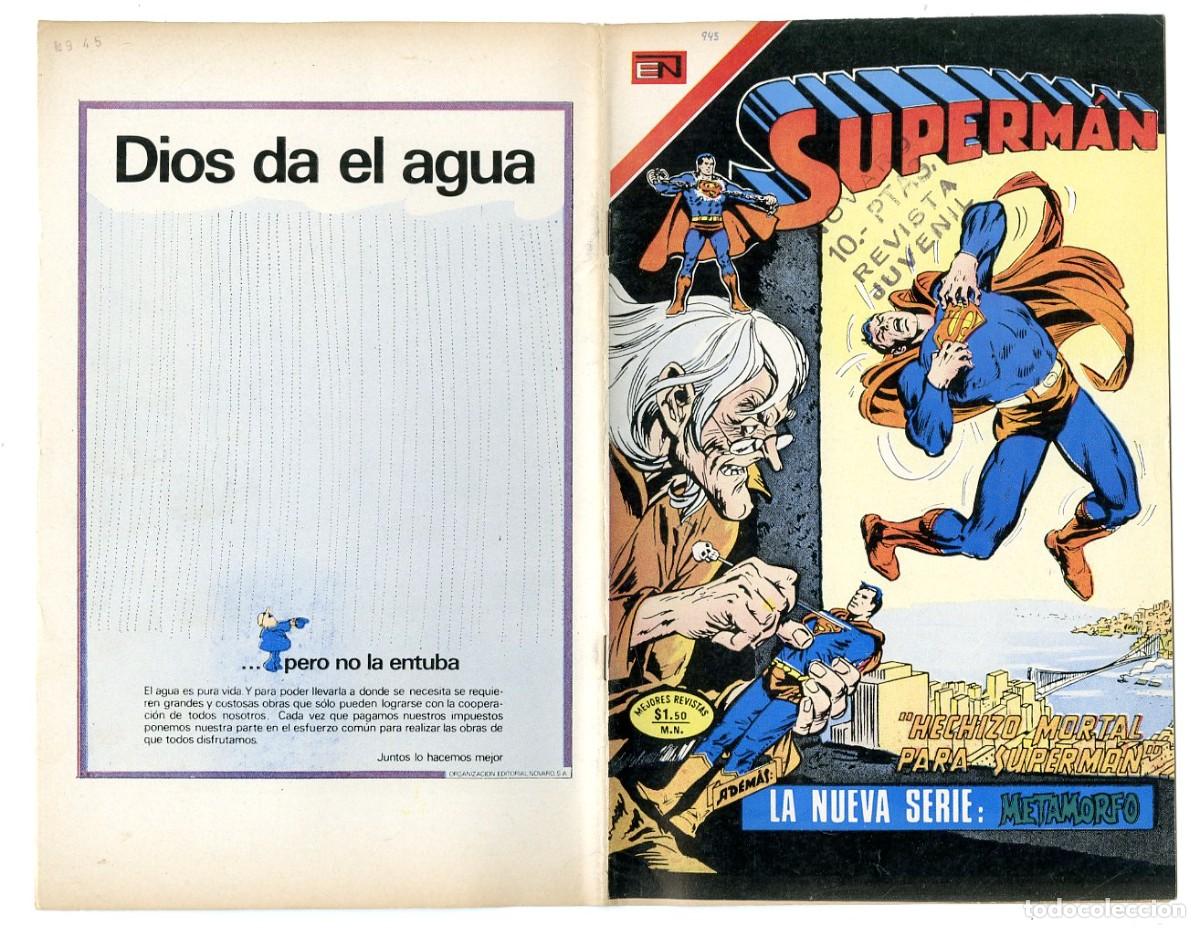 Tebeos: Superman n.945 - Edt Novaro (B7) - Foto 1