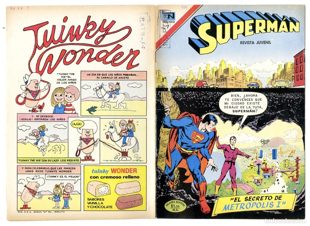 Tebeos: Superman n.939 - Edt Novaro (B7) - Foto 1