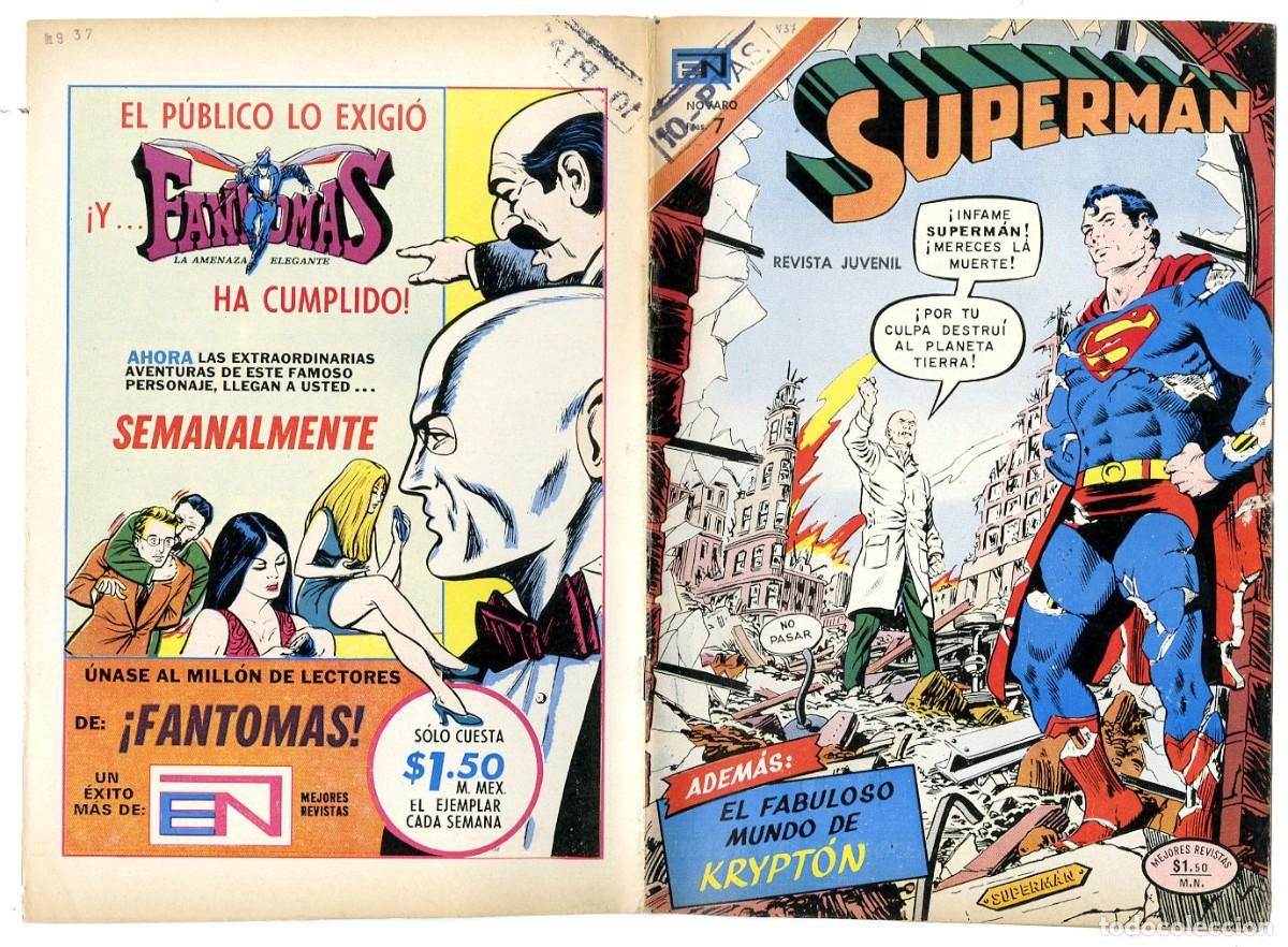 Tebeos: Superman n.937 - Edt Novaro (B7) - Foto 1