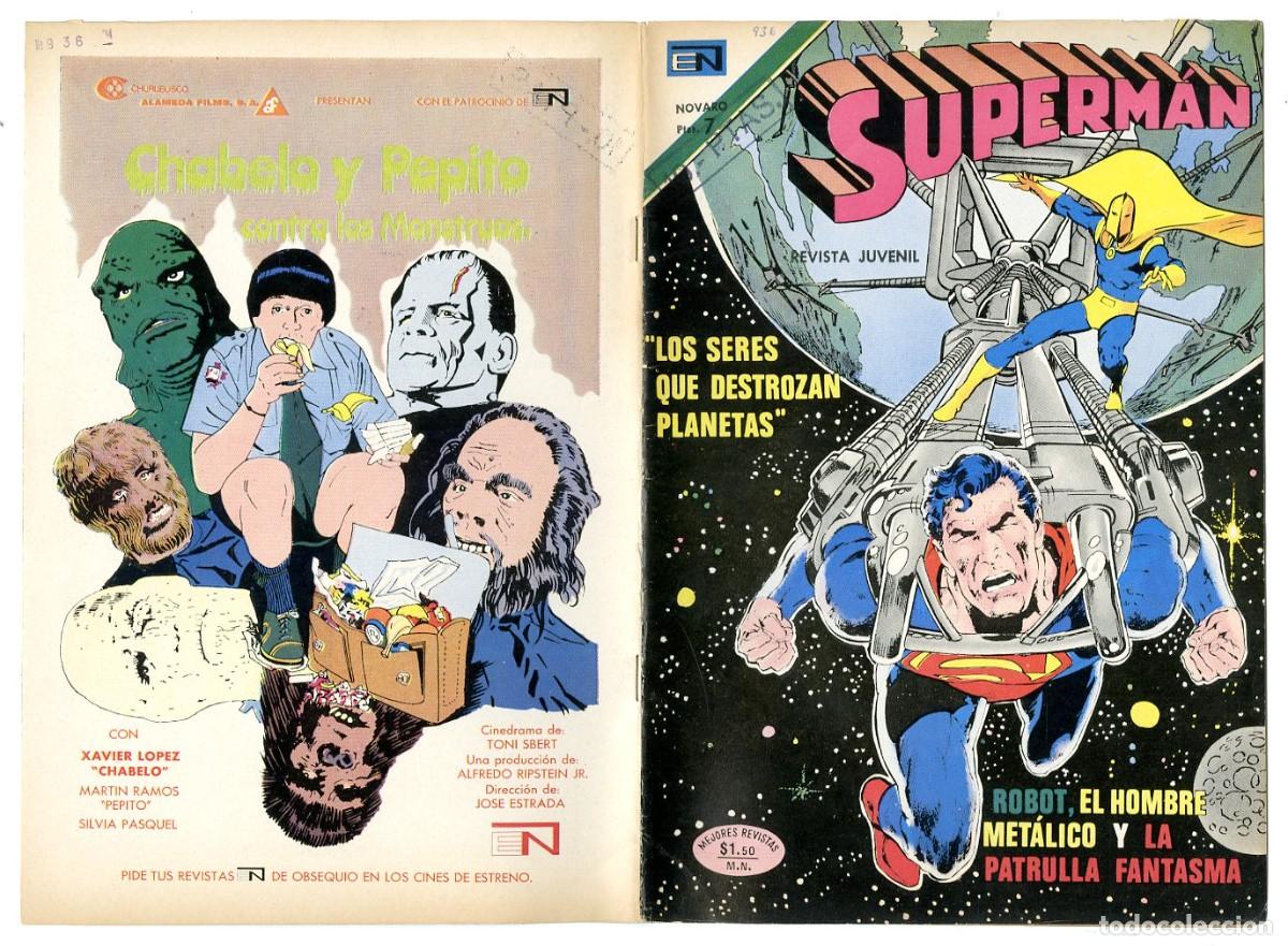 Tebeos: Superman n.936 - Edt Novaro (B7) - Foto 1