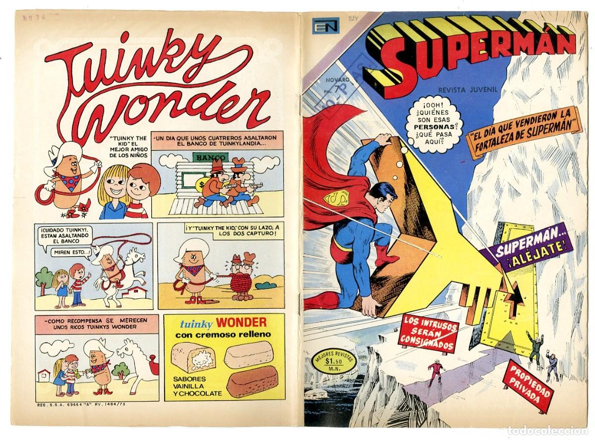 Tebeos: Superman n.934 - Edt Novaro (B7) - Foto 1
