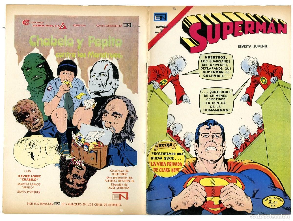Tebeos: Superman n.931 - Edt Novaro (B7) - Foto 1