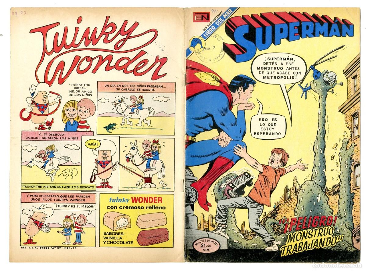 Tebeos: Superman n.921 - Edt Novaro (B7) - Foto 1