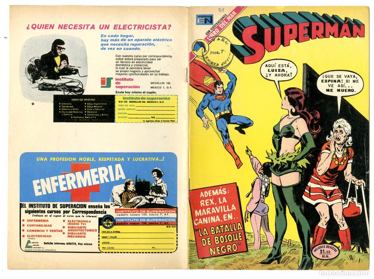 Tebeos: Superman n.919 - Edt Novaro (B7) - Foto 1