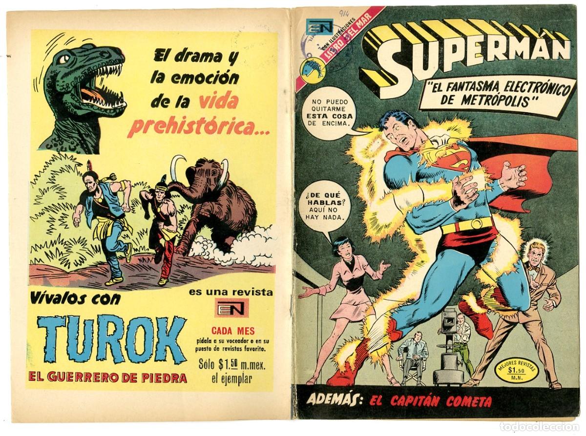 Tebeos: Superman n.914 - Edt Novaro (B7) - Foto 1