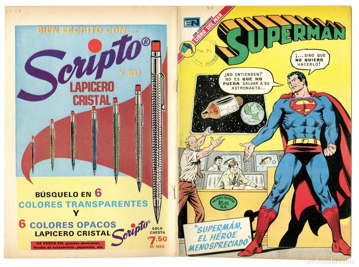 Tebeos: Superman n.913 - Edt Novaro (B7) - Foto 1