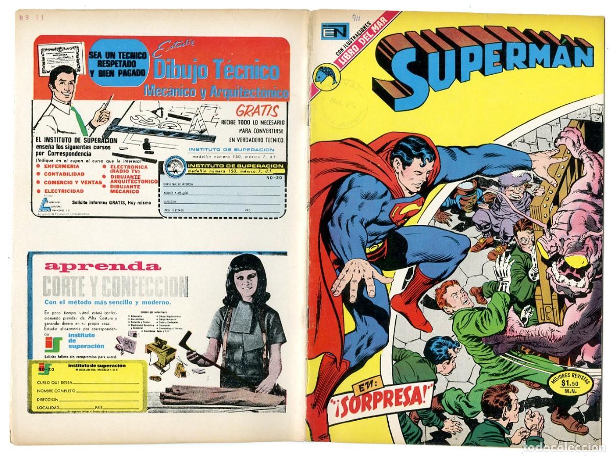 Tebeos: Superman n.911 - Edt Novaro (B7) - Foto 1