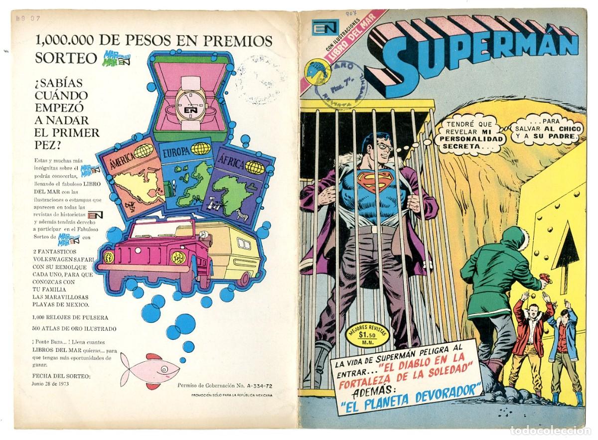 Tebeos: Superman n.907 - Edt Novaro (B7) - Foto 1