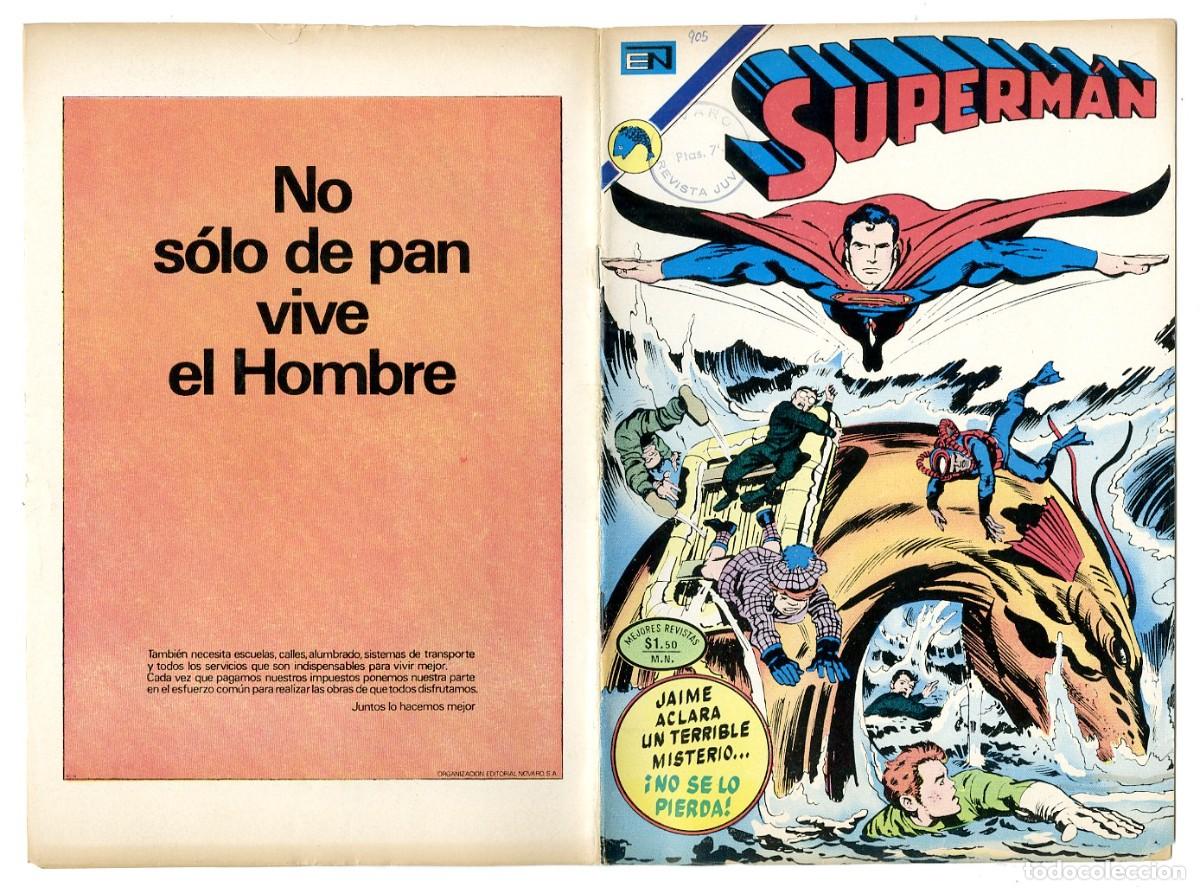 Tebeos: Superman n.905 - Edt Novaro (B7) - Foto 1
