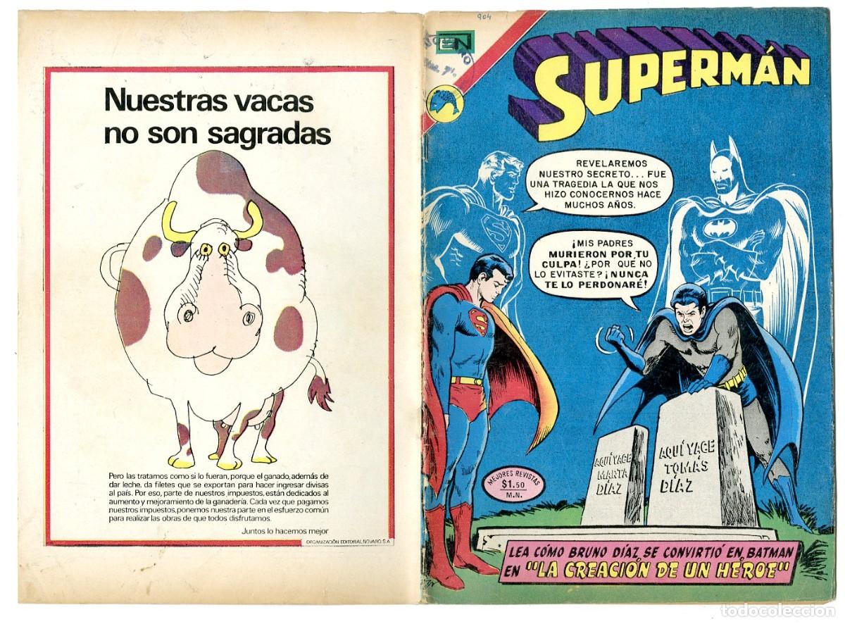 Tebeos: Superman n.904 - Edt Novaro (B7) - Foto 1