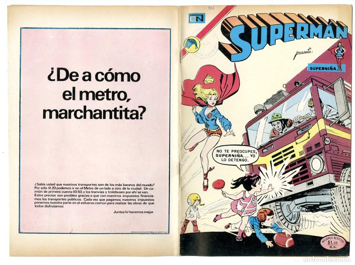 Tebeos: Superman n.903 - Edt Novaro (B7) - Foto 1