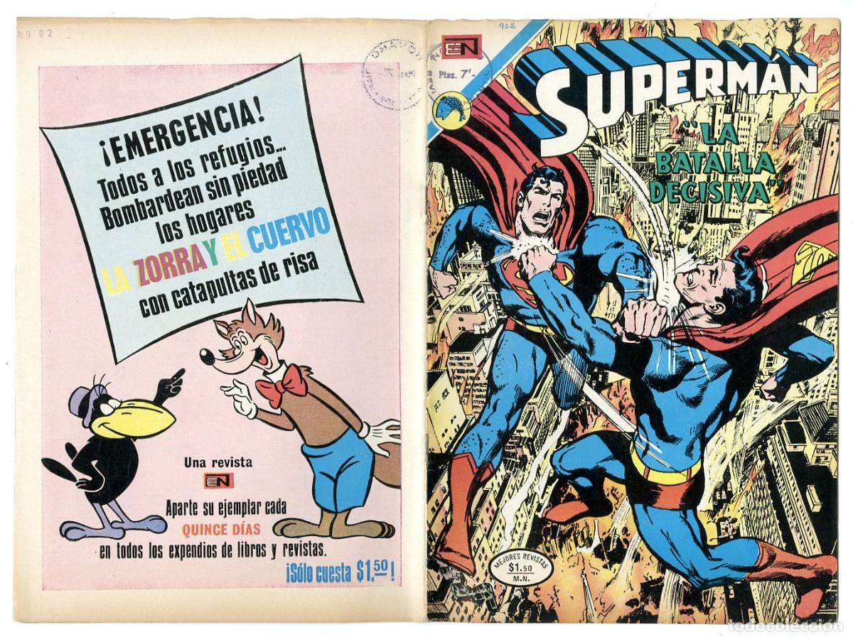 Tebeos: Superman n.902 - Edt Novaro (B7) - Foto 1