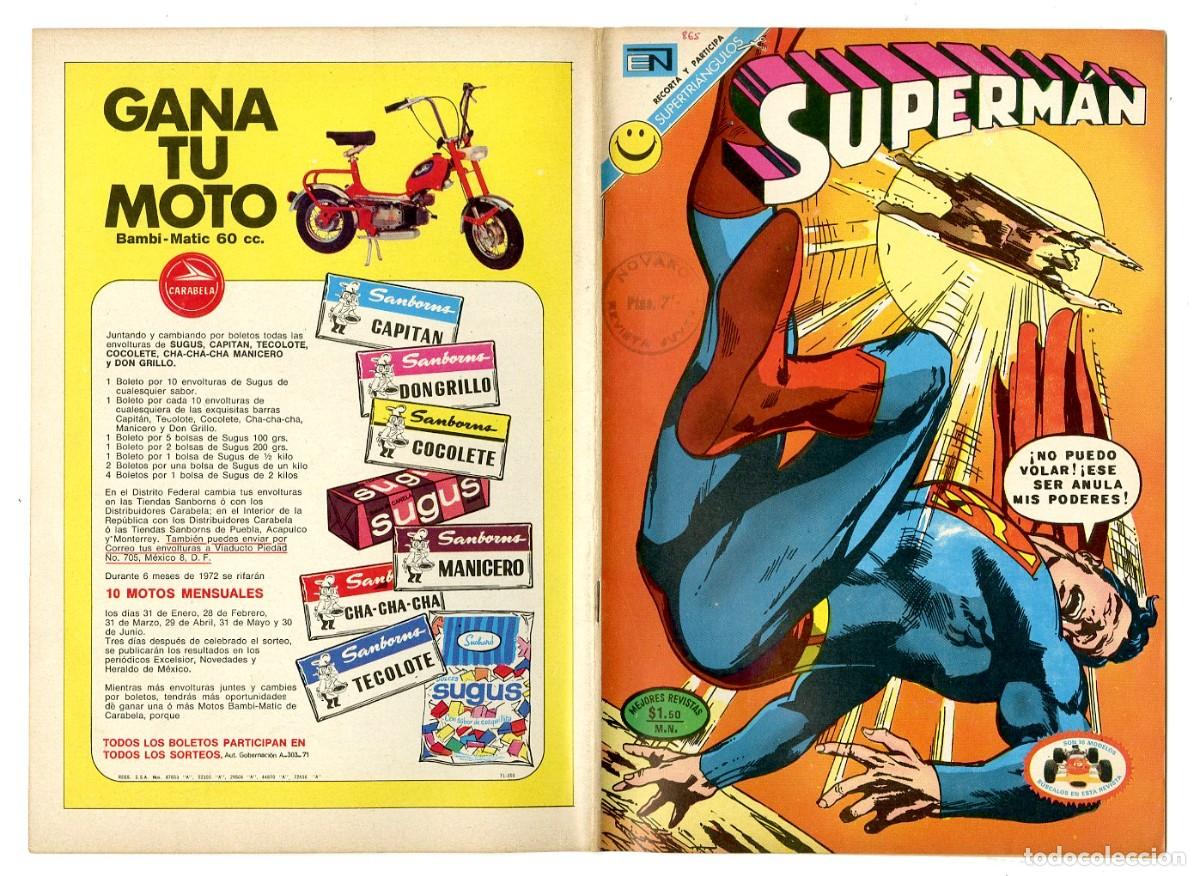 Tebeos: Superman n.865 - Edt Novaro (B7) - Foto 1