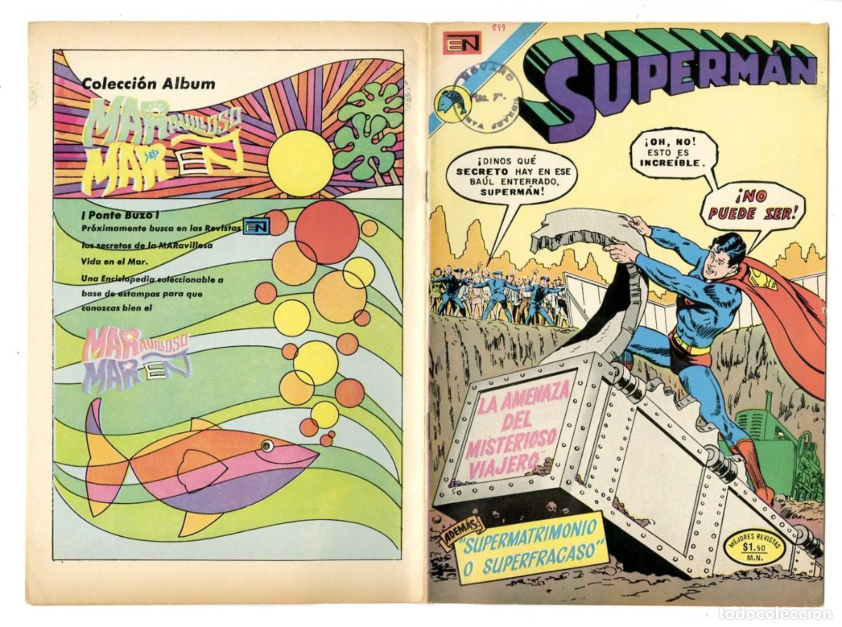 Tebeos: Superman n.899 - Edt Novaro (B7) - Foto 1
