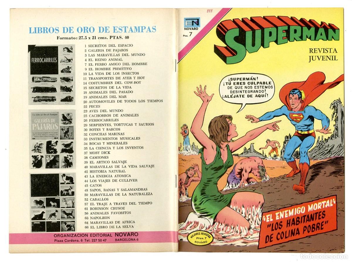 Tebeos: Superman n.889 - Edt Novaro (B7) - Foto 1