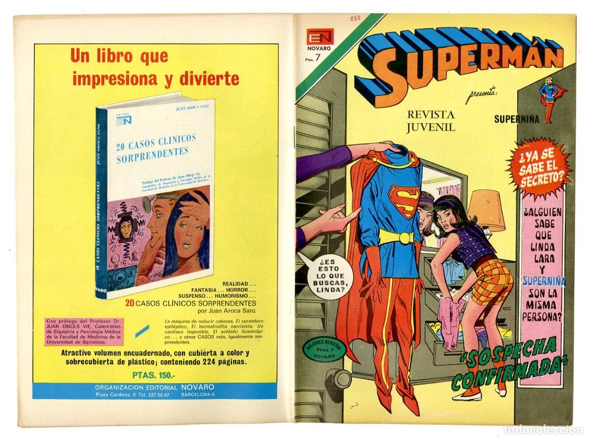 Tebeos: Superman n.888 - Edt Novaro (B7) - Foto 1