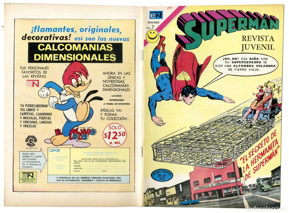 Tebeos: Superman n.884 - Edt Novaro (B7) - Foto 1