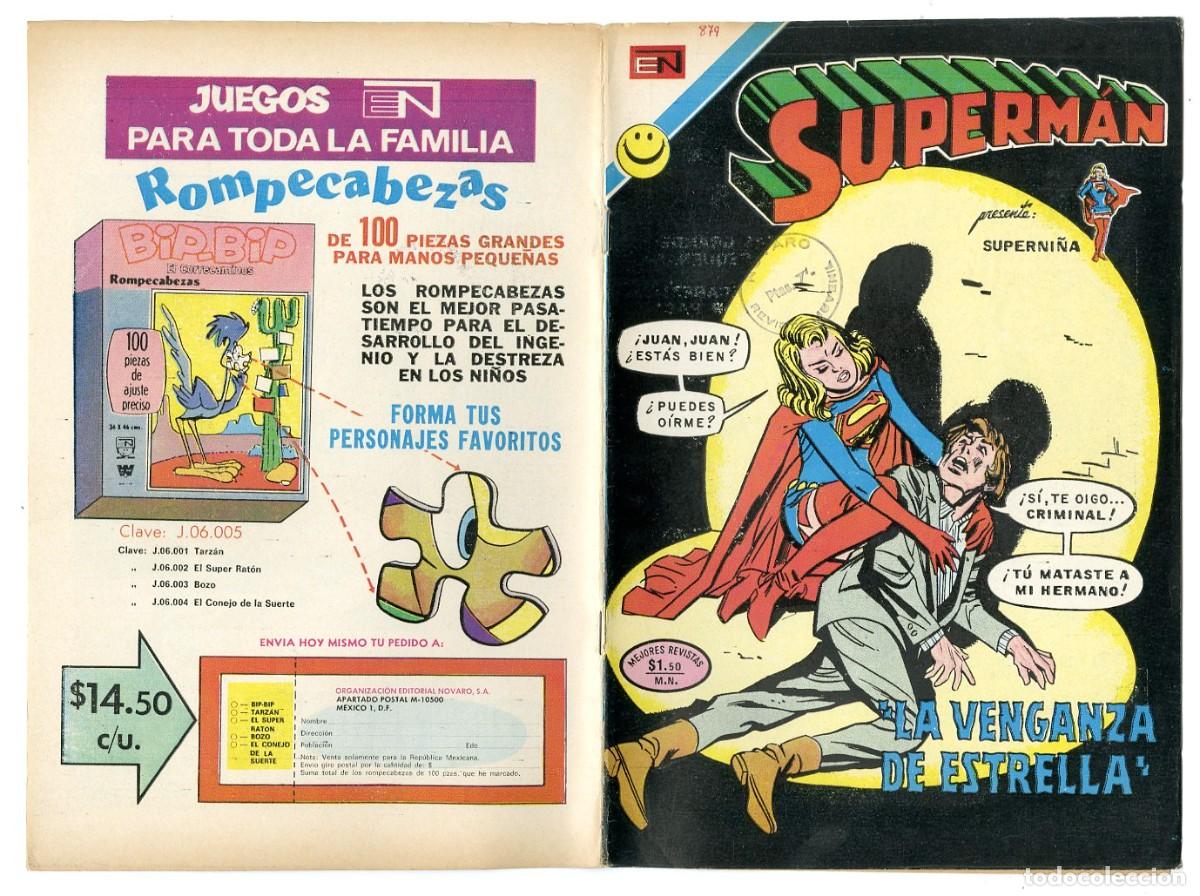 Tebeos: Superman n.879 - Edt Novaro (B7) - Foto 1