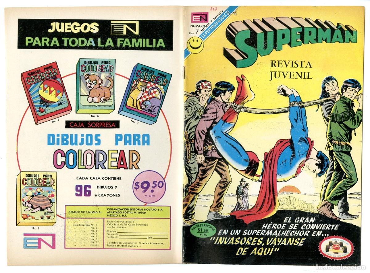 Tebeos: Superman n.877 - Edt Novaro (B7) - Foto 1