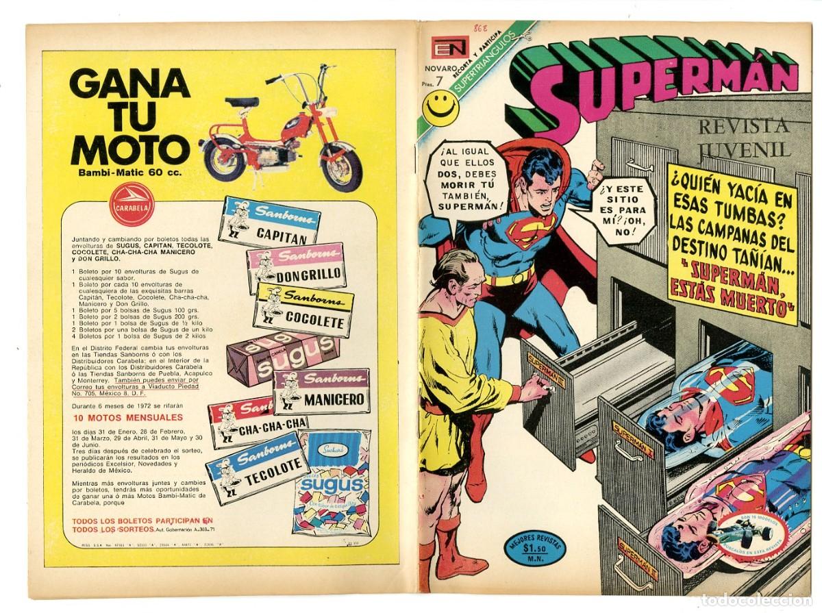Tebeos: Superm&aacute;n n.868 - Edt Novaro (B7) - Foto 1