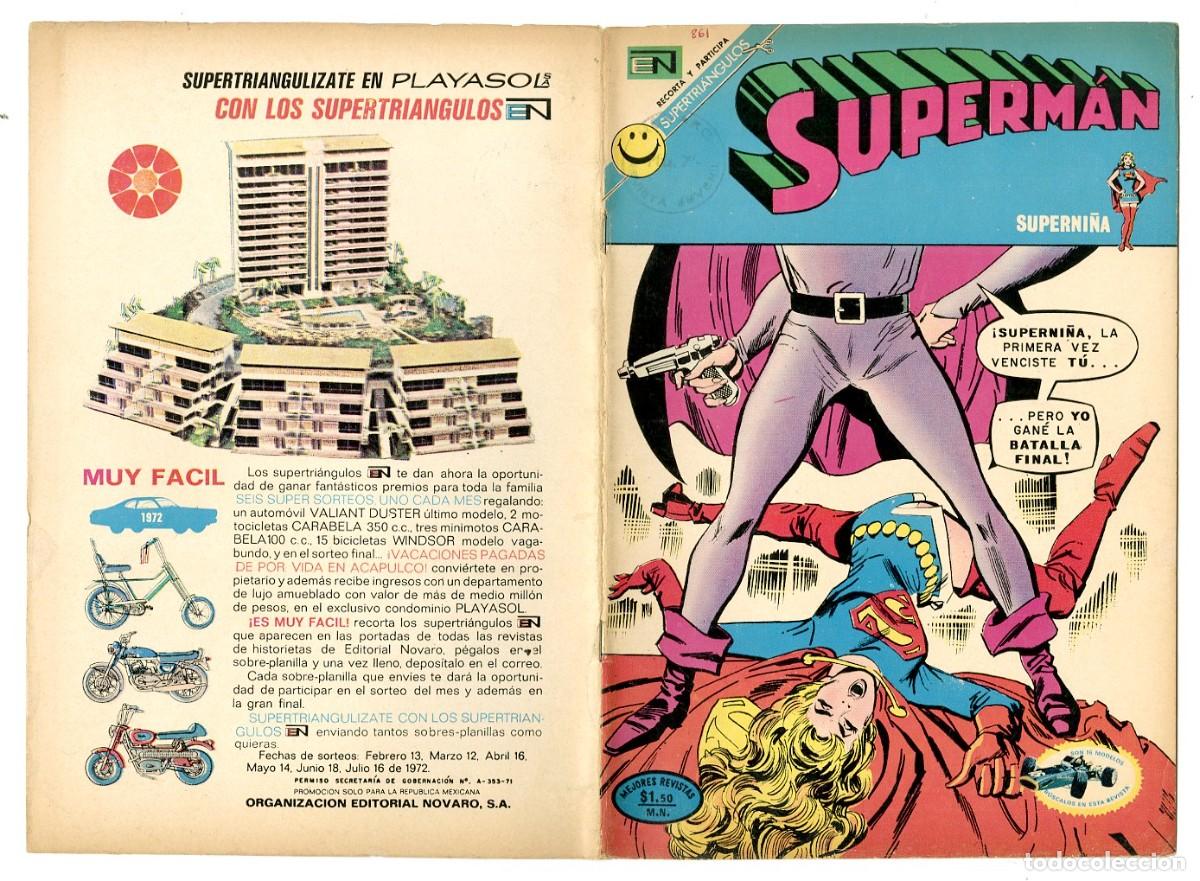 Tebeos: Superm&aacute;n n.861 - Edt Novaro (B7) - Foto 1