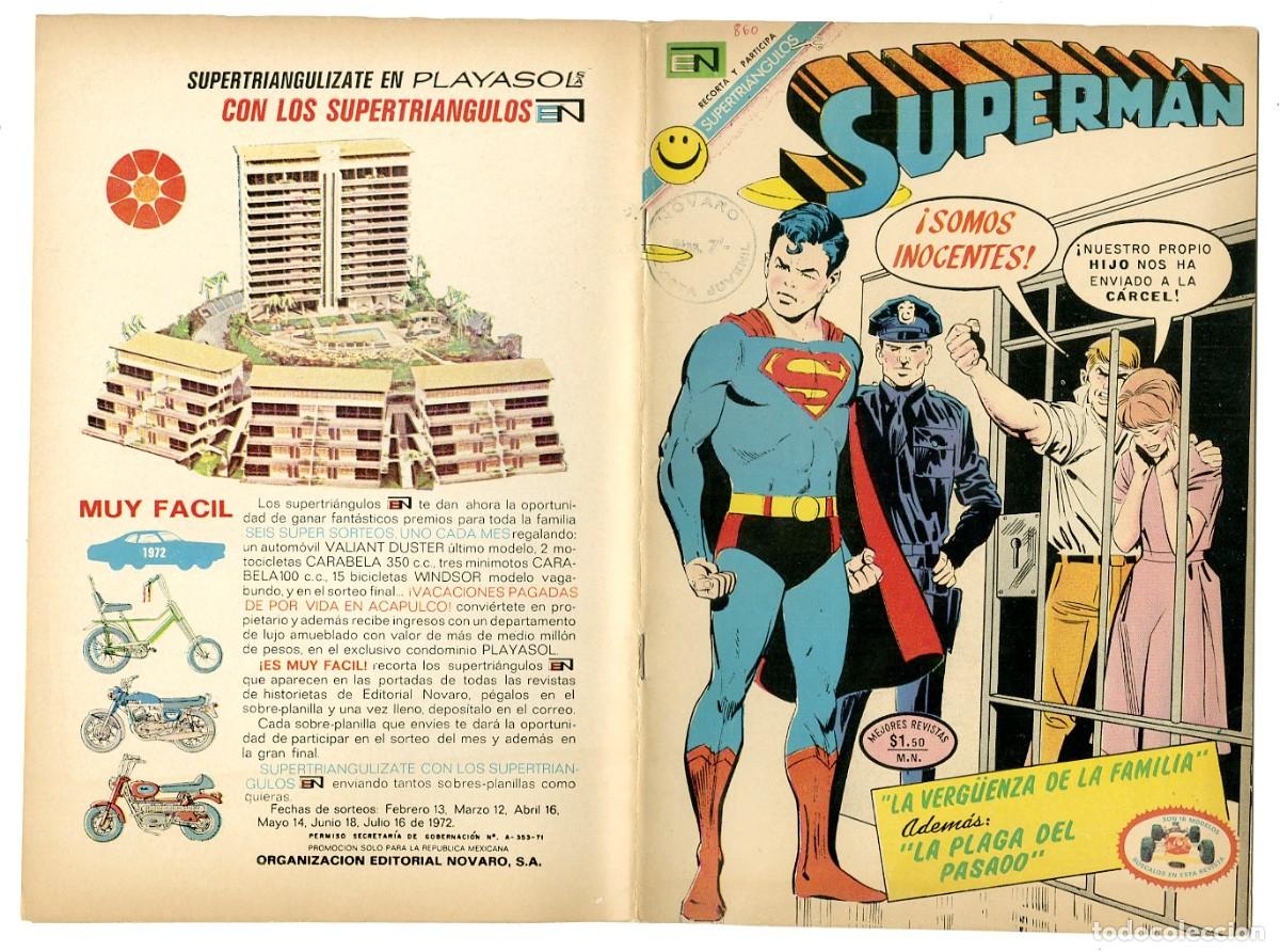 Tebeos: Superm&aacute;n n.860 - Edt Novaro (B7) - Foto 1