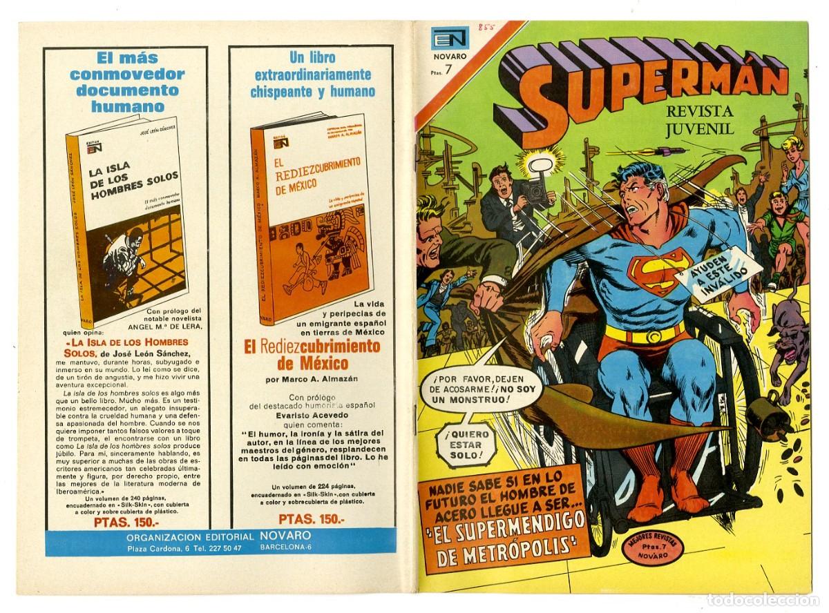 Tebeos: Superm&aacute;n n.855 - Edt Novaro (B7) - Foto 1