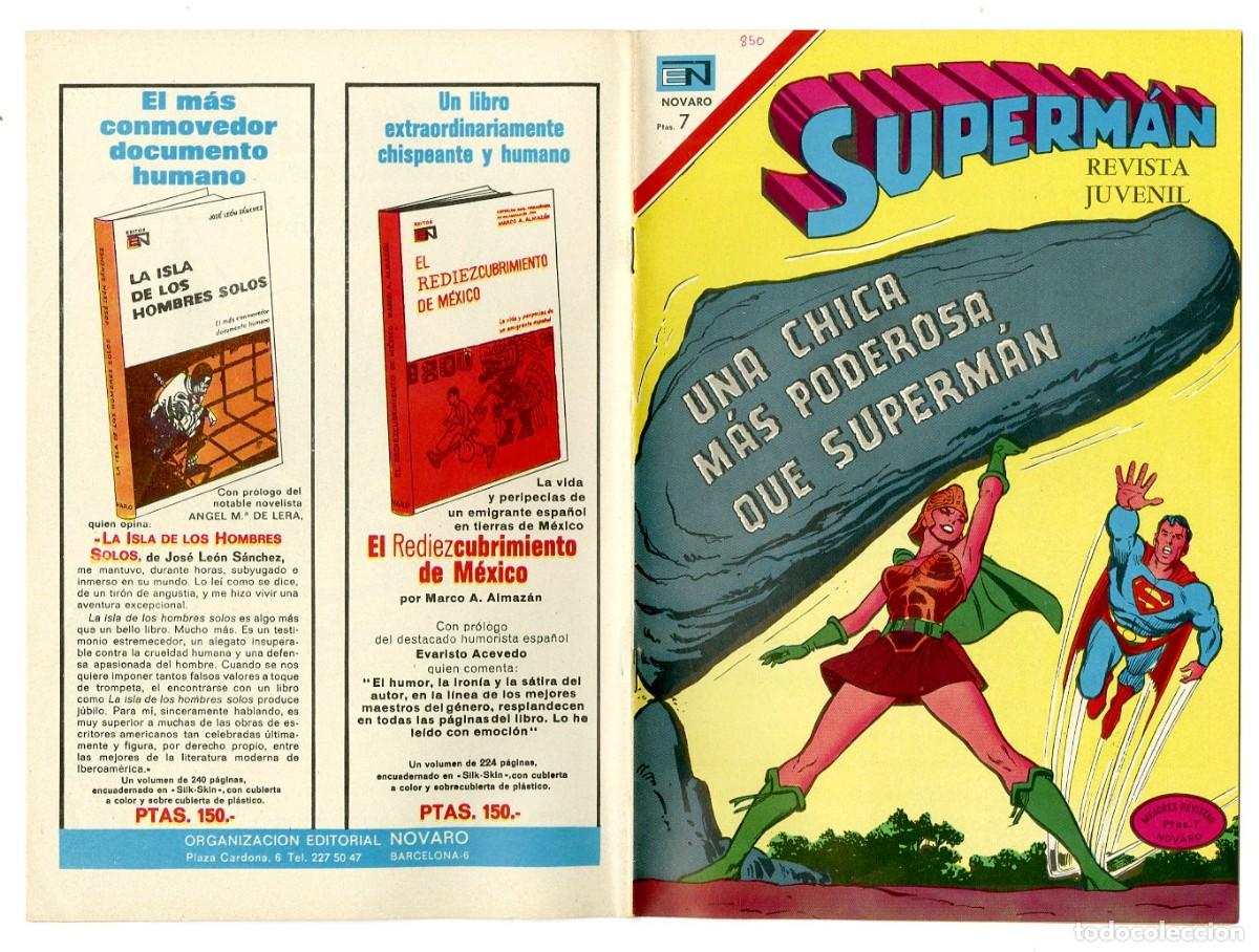 Tebeos: Superm&aacute;n n.850 - Edt Novaro (B7) - Foto 1