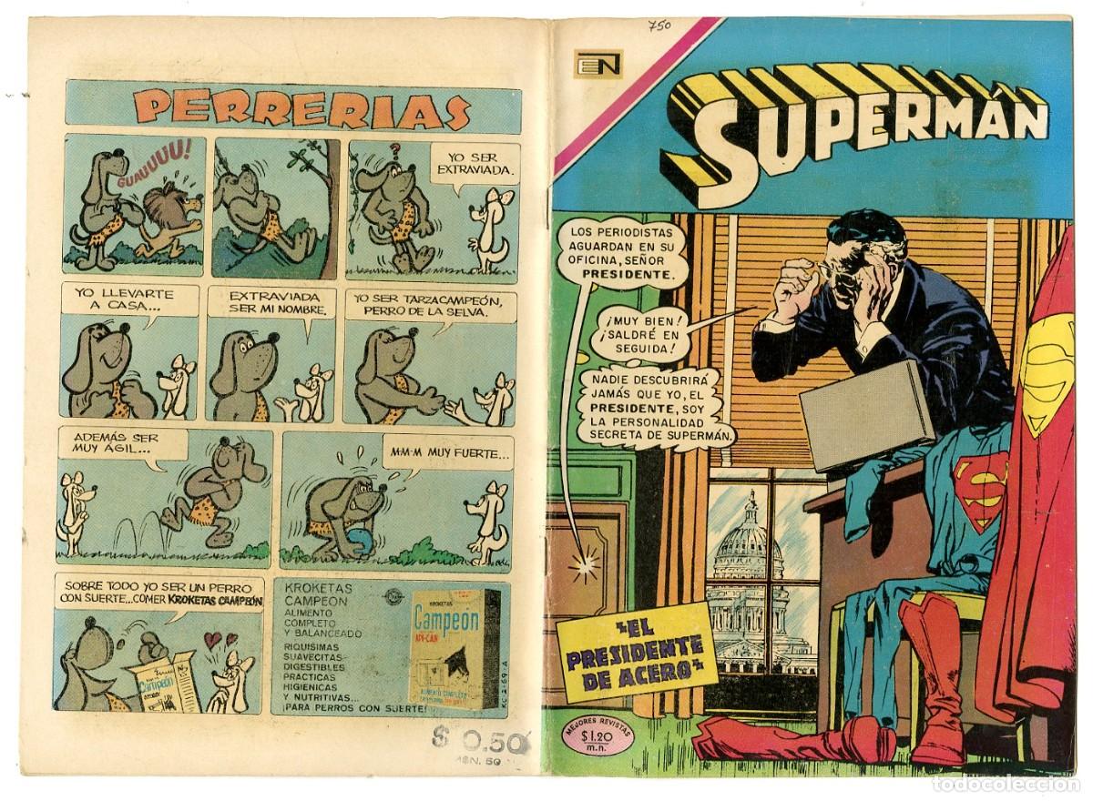 Tebeos: Superm&aacute;n n.750 - Edt Novaro (B7) - Foto 1