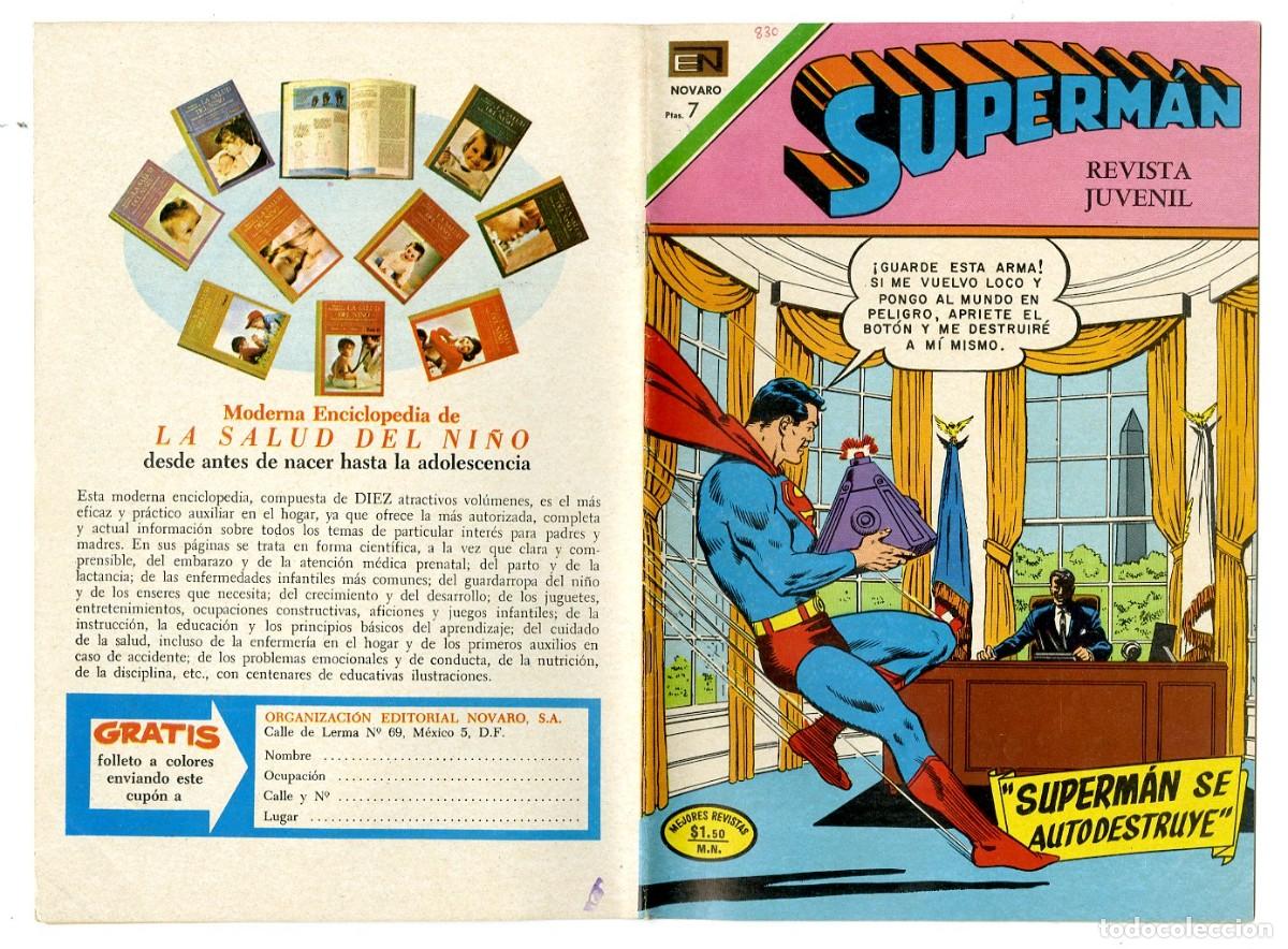 Tebeos: Superm&aacute;n n.830 - Edt Novaro (B7) - Foto 1