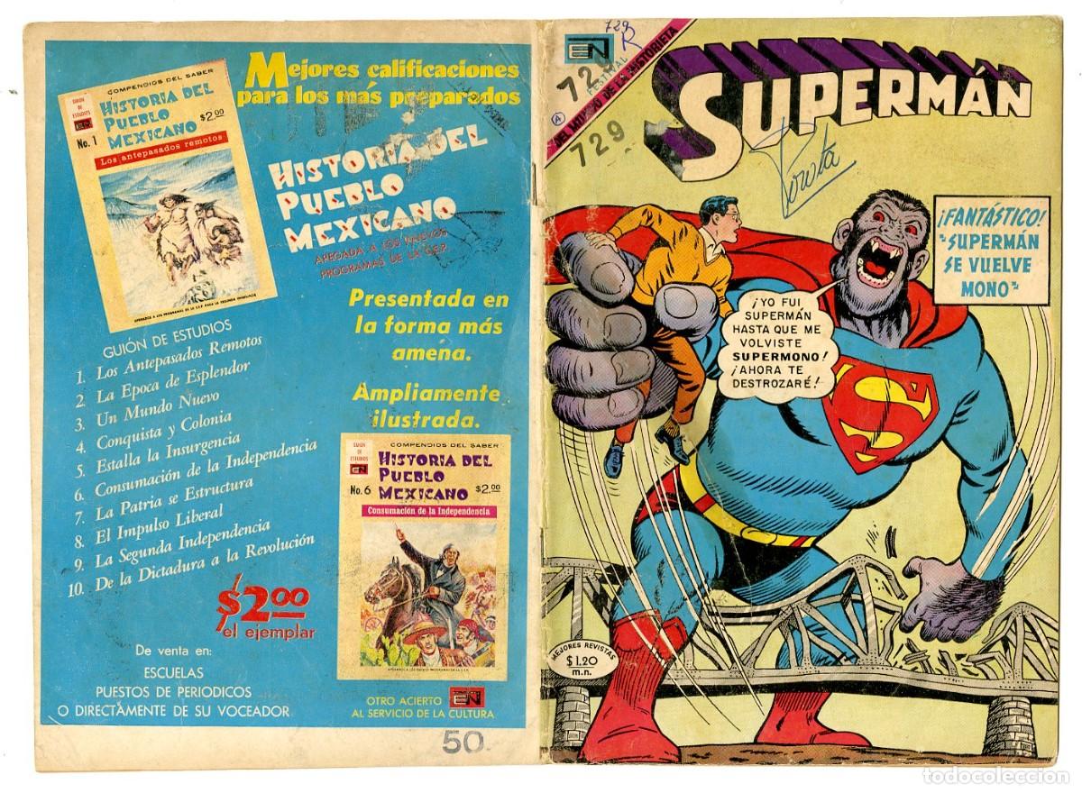 Tebeos: Superm&aacute;n n.729 - Edt Novaro (B7) - Foto 1