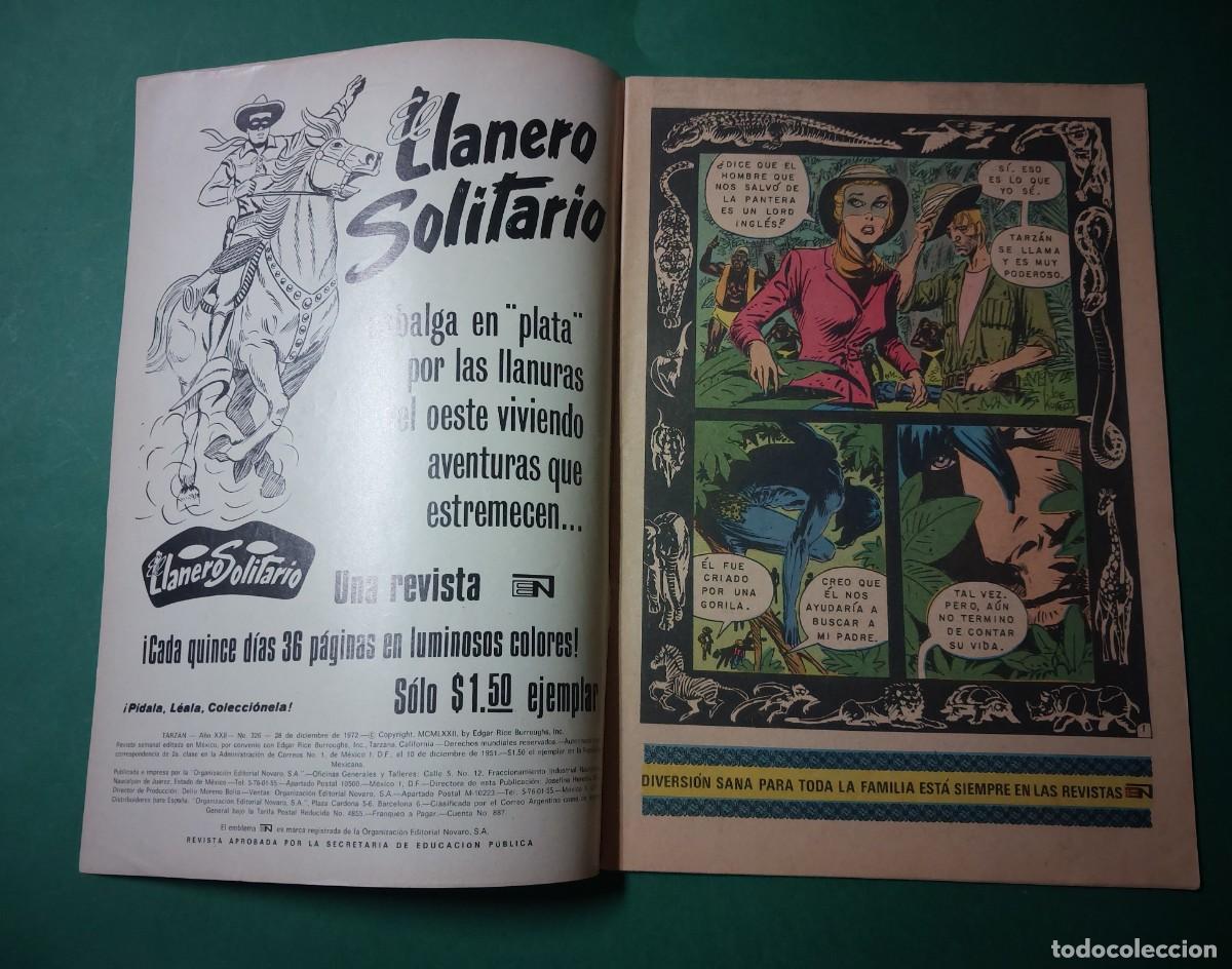 Tebeos: Tarzan de los Monos N&ordm; 326 A&ntilde;o 1972 - Foto 2