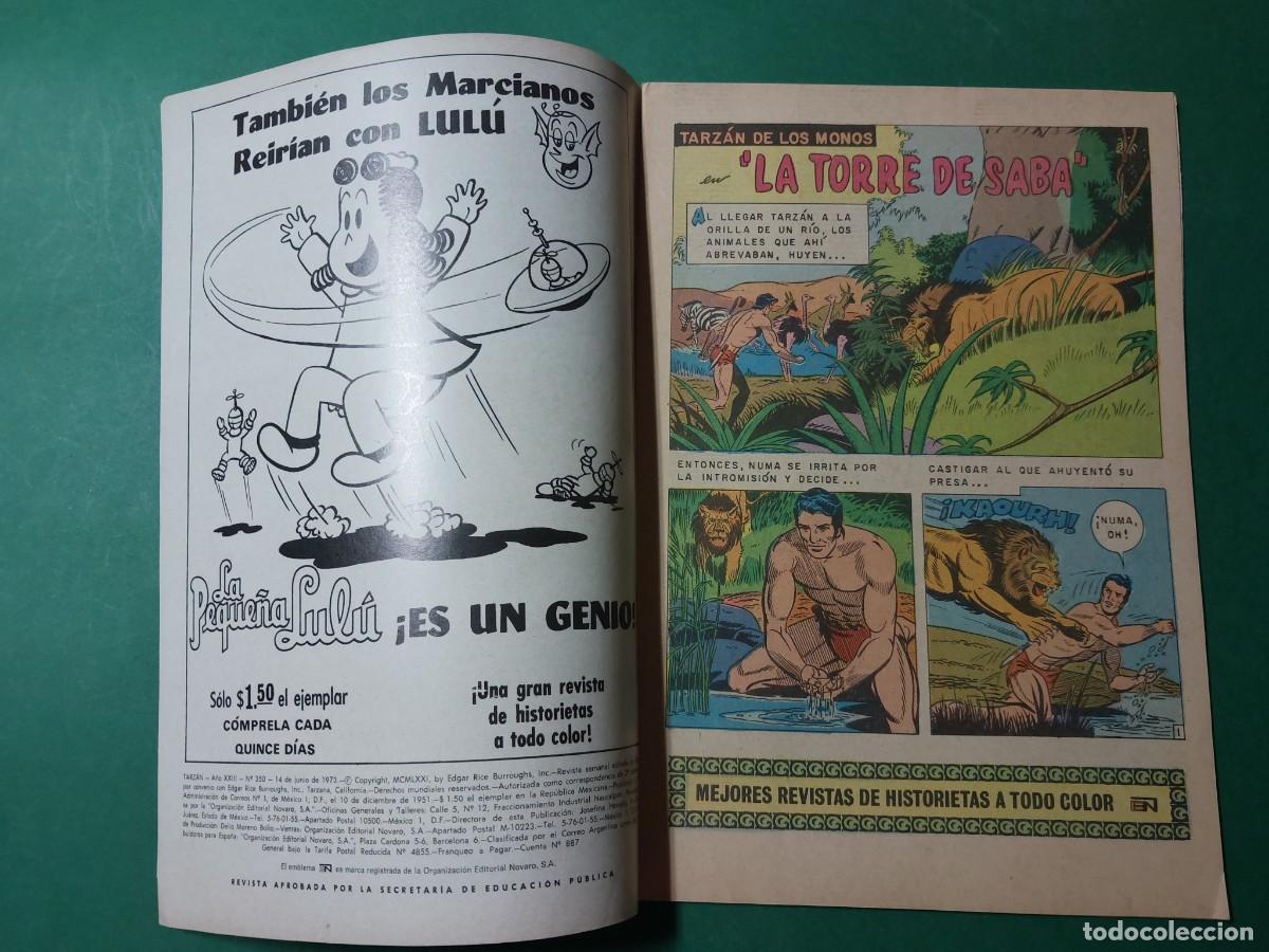 Tebeos: Tarzan de los Monos N&ordm; 350 A&ntilde;o 1973 - Foto 2