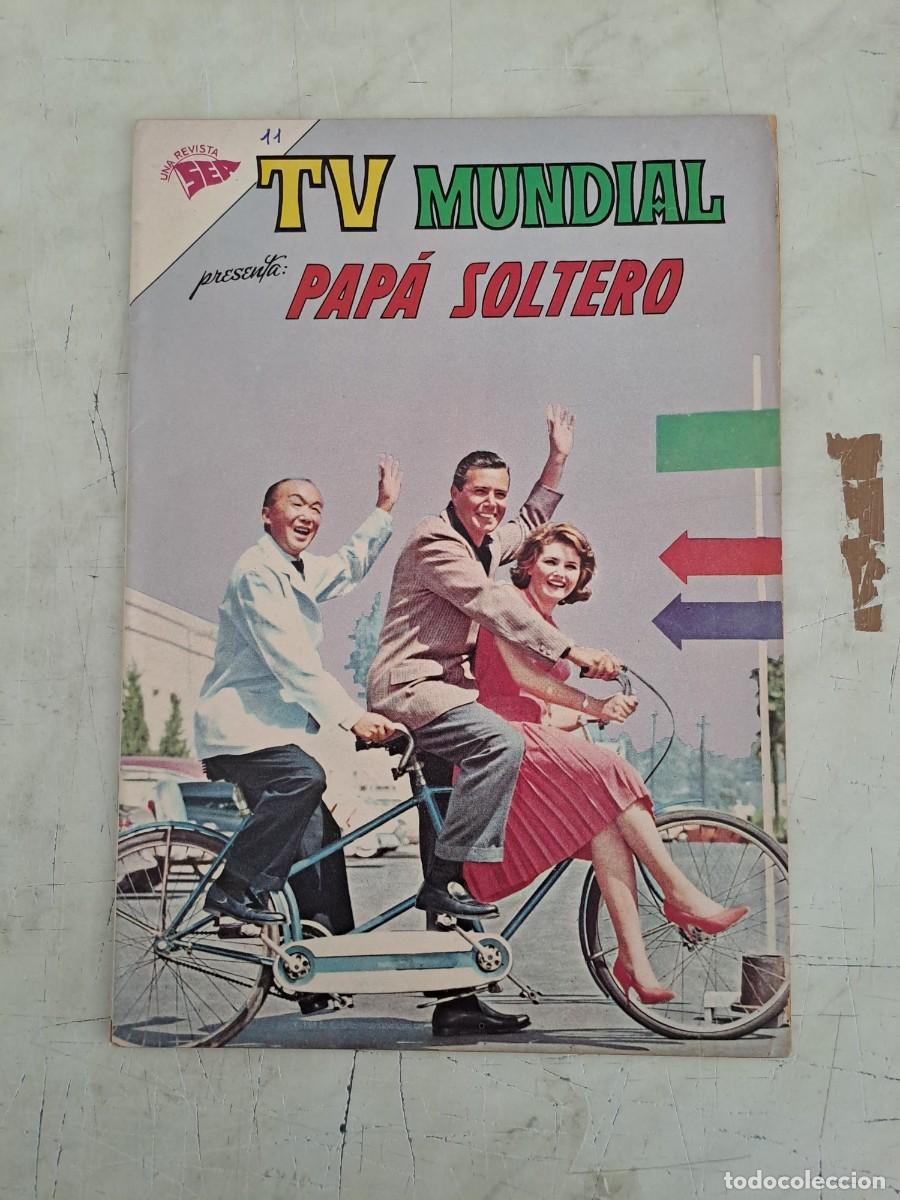 Tebeos: TV Mundial 11, papa soltero, Novaro en perfecto estado Bolsa xx