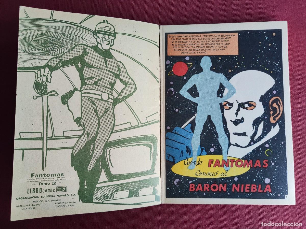 Tebeos: LIBRO COMIC - FANTOMAS - TOMO IV - NOVARO. - Foto 2