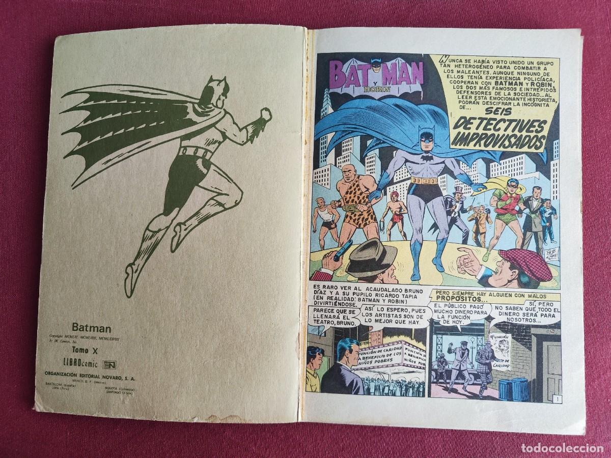 Tebeos: LIBRO COMIC - BATMAN - TOMO X - NOVARO. - Foto 2
