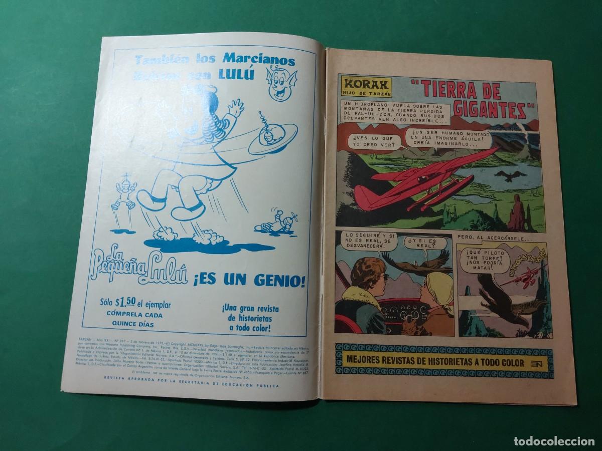 Tebeos: Tarzan presenta Korak N&ordm; 287 A&ntilde;o 1972 - Foto 2