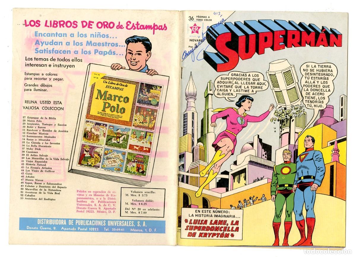 Tebeos: Superm&aacute;n n.413 - Edt Novaro (B7) - Foto 1