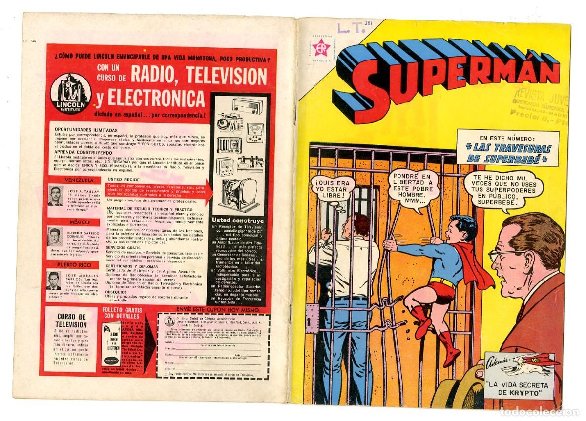 Tebeos: Superm&aacute;n n.381 - Edt Novaro (B7) - Foto 1