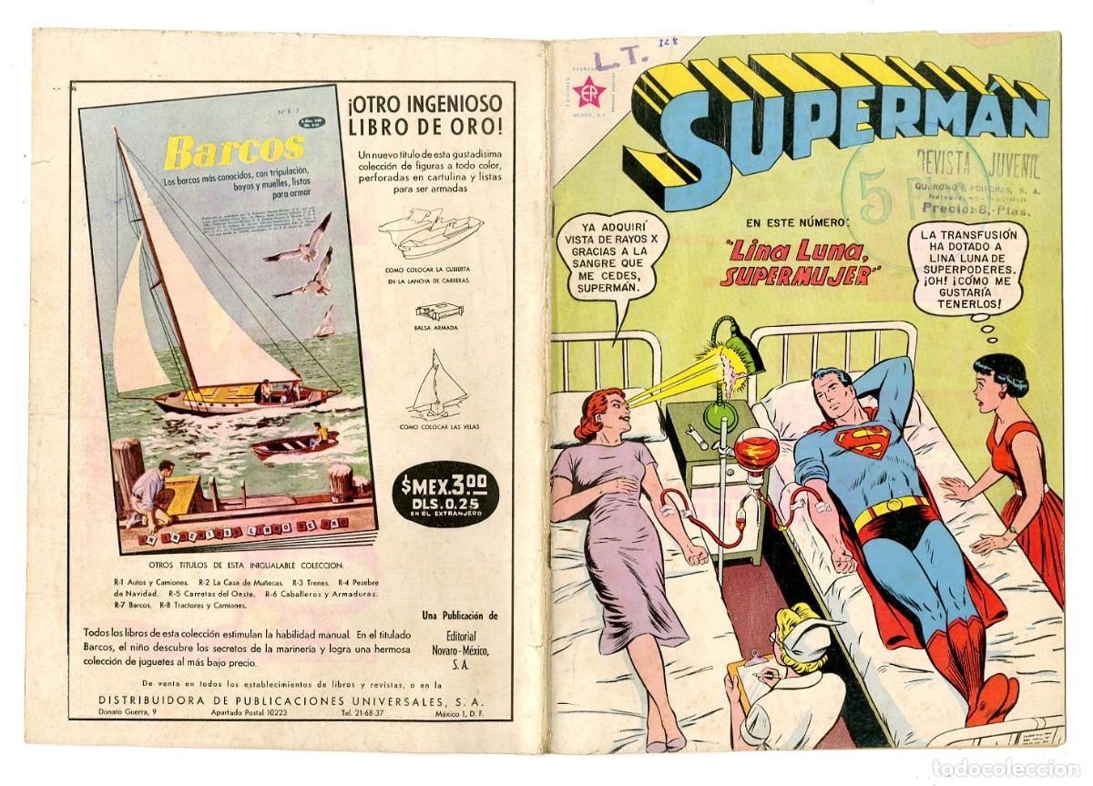 Tebeos: Superm&aacute;n n.328 - Edt Novaro (B7) - Foto 1