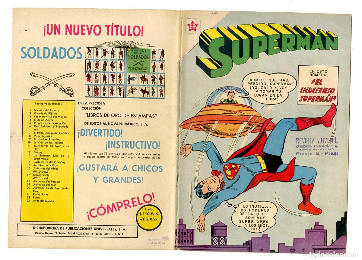 Tebeos: Superm&aacute;n n.262 - Edt Novaro (B7) - Foto 1