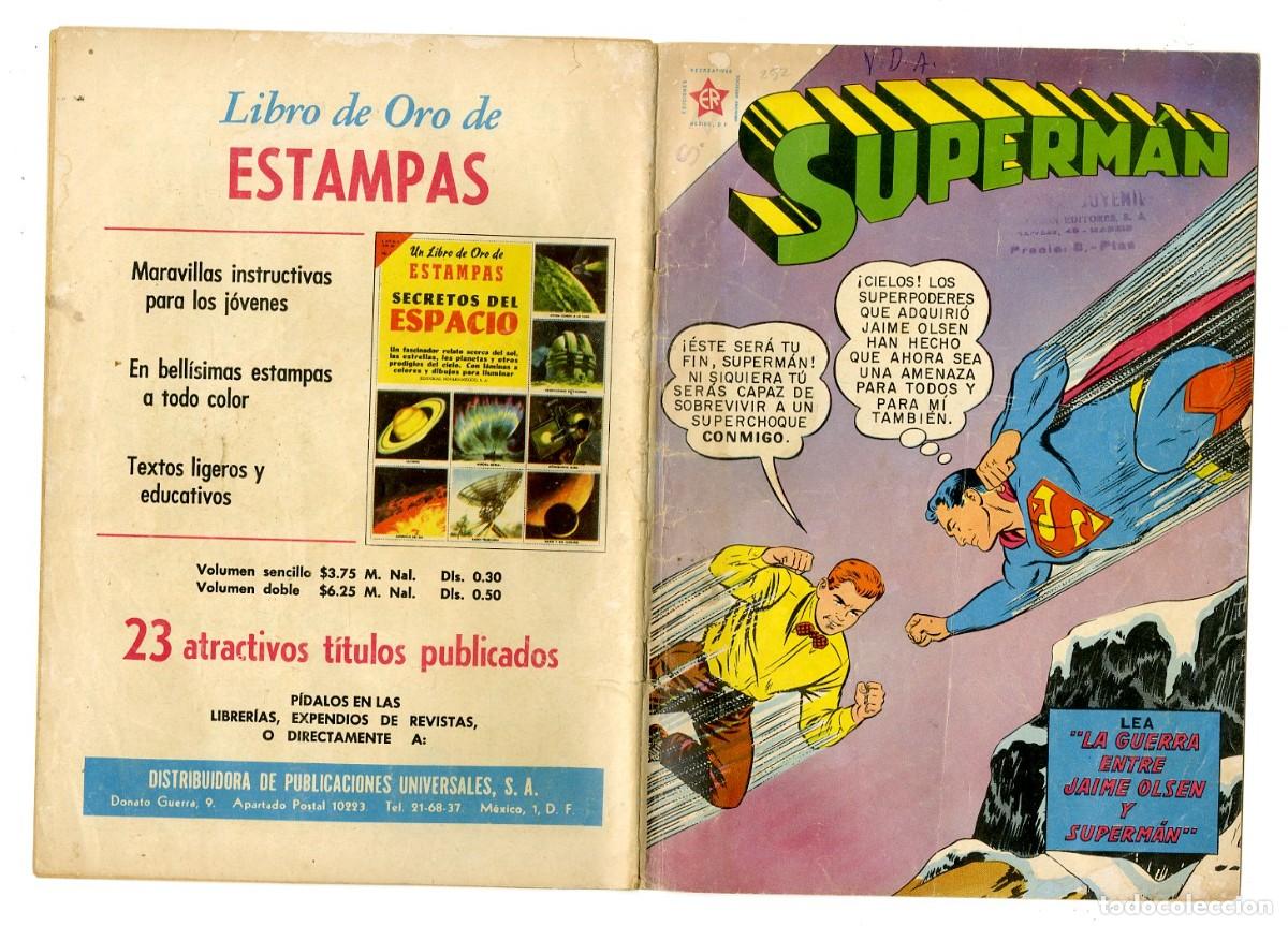 Tebeos: Superm&aacute;n n.252 - Edt Novaro (B7) - Foto 1