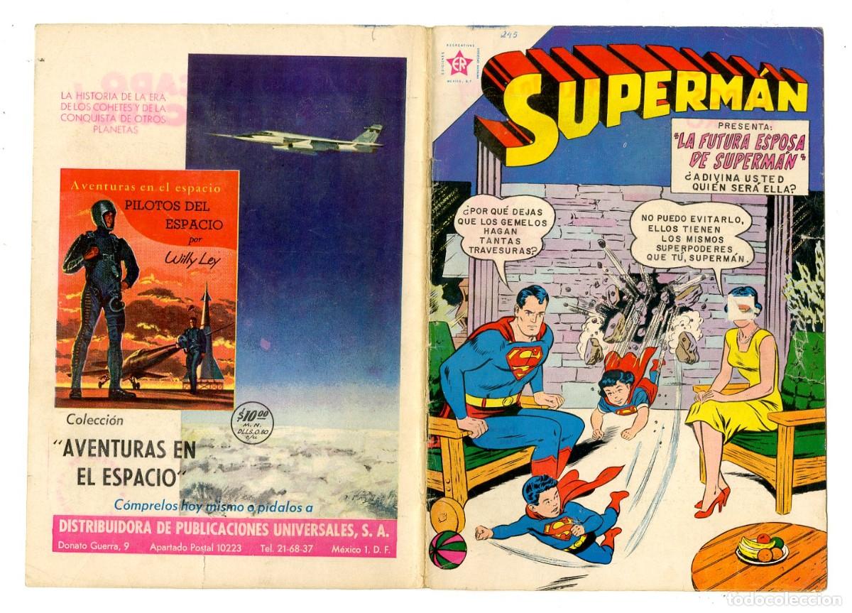 Tebeos: Superm&aacute;n n.245 - Edt Novaro (B7) - Foto 1
