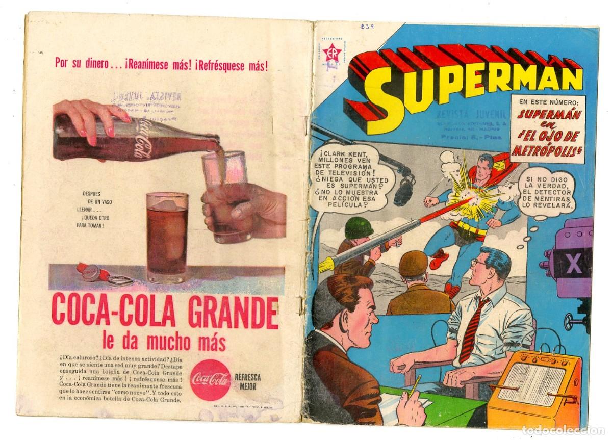 Tebeos: Superm&aacute;n n.239 - Edt Novaro (B7) - Foto 1