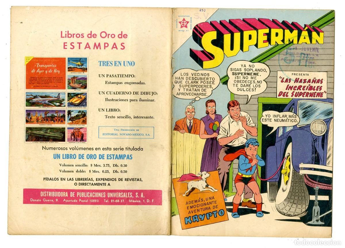 Tebeos: Superm&aacute;n n.233 - Edt Novaro (B7) - Foto 1