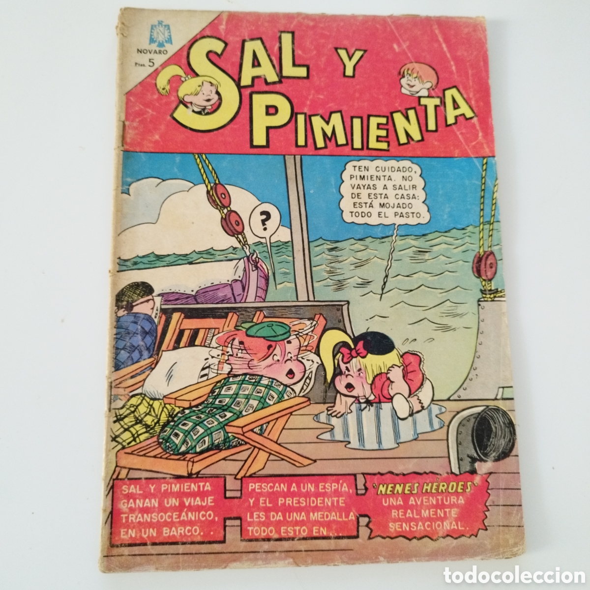 Tebeos: SAL Y PIMIENTA / A&Ntilde;O II / # 20 / 1 AGOSTO 1966 / ED. NOVARO /