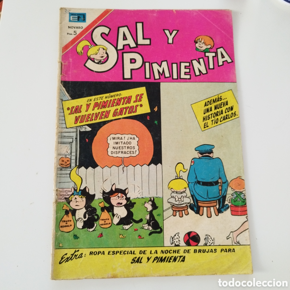 Tebeos: SAL Y PIMIENTA / A&Ntilde;O II / # 35 / ED. NOVARO /